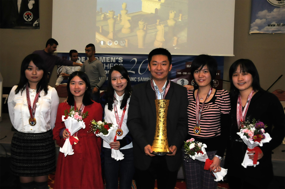 獲得2011年世界西洋棋女子團體錦標賽冠軍