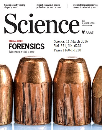 2016年3月當期《Science》雜誌封面