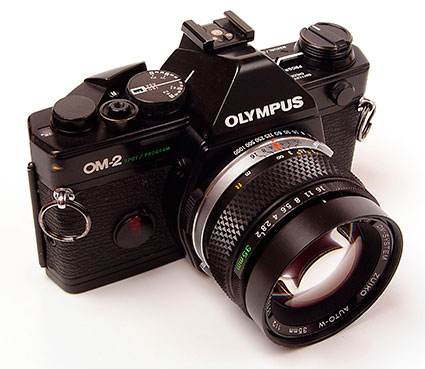 Olympus OM-2:135單眼相機的一例