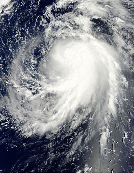 強颱風馬勒卡衛星雲圖
