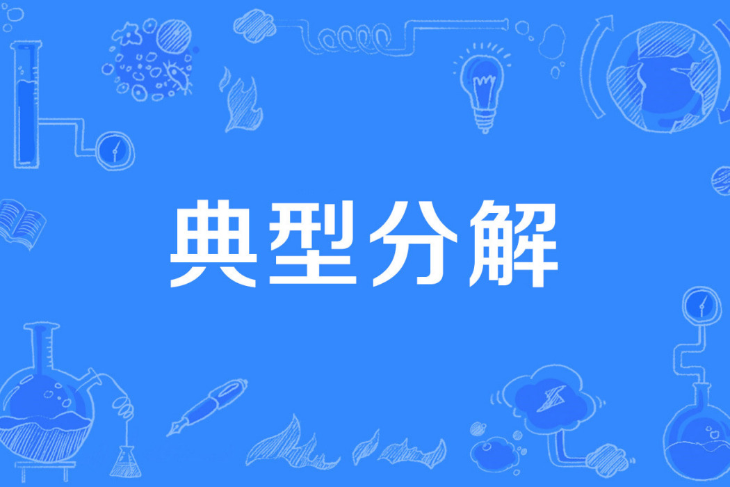 典型分解 典型分解