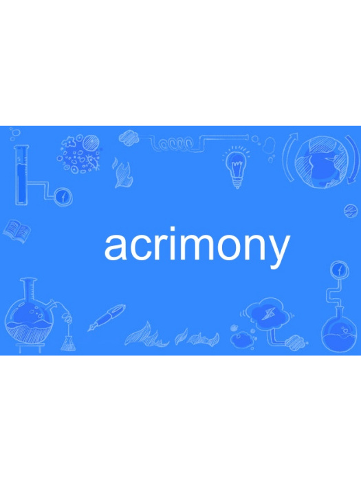 acrimony acrimony