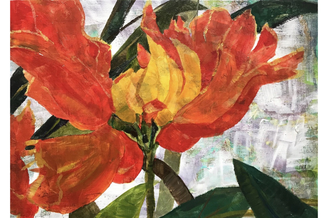 香蕉花(李仲舒繪畫作品) 香蕉花(李仲舒繪畫作品)
