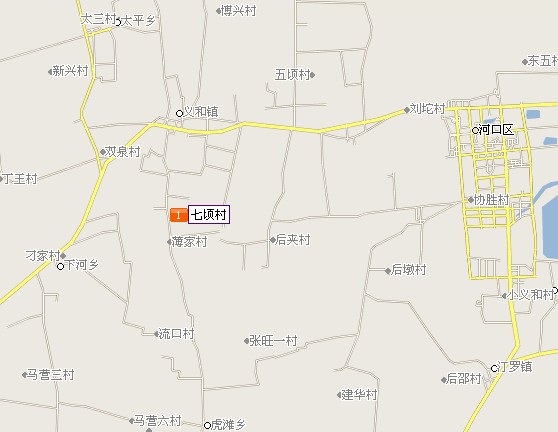七頃村地理位置