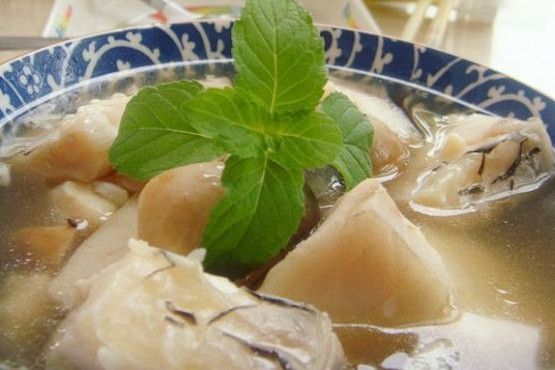 草菇青魚湯 草菇青魚湯