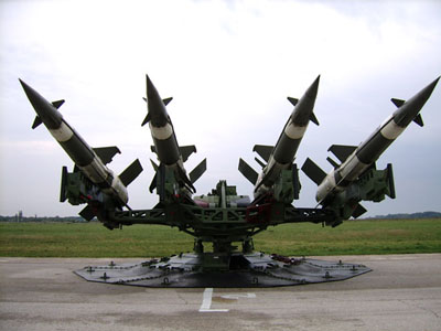 俄制四聯裝S-125M1T防空飛彈