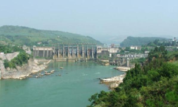 廣西龍江河流域梯級電站宜州水力發電廠
