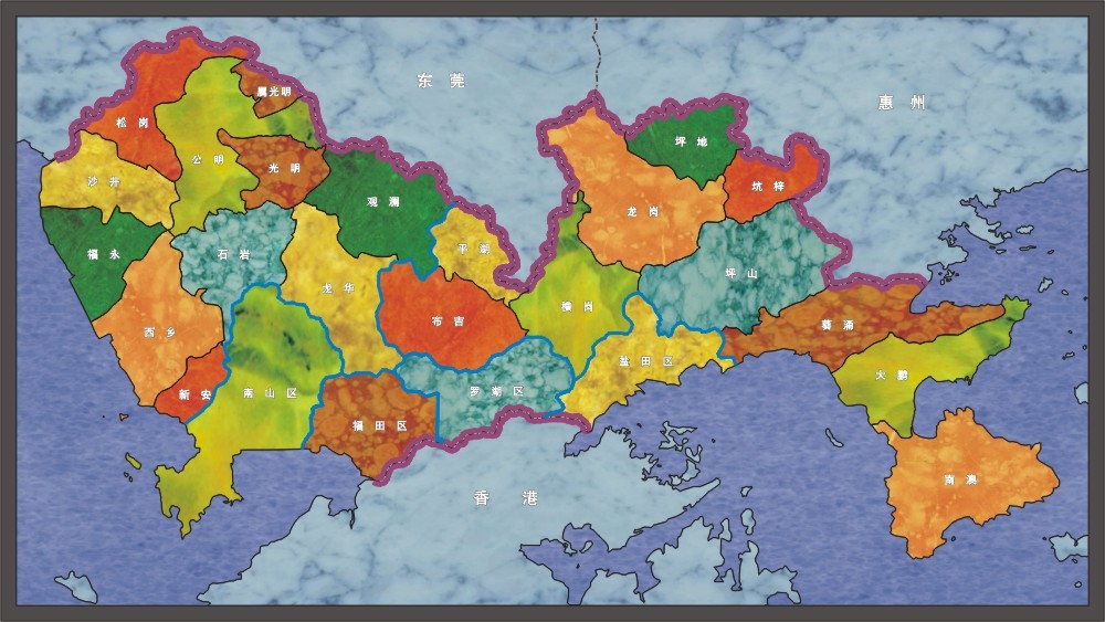 深圳經濟特區地圖