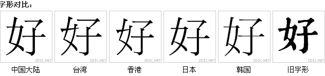 好(漢語漢字)