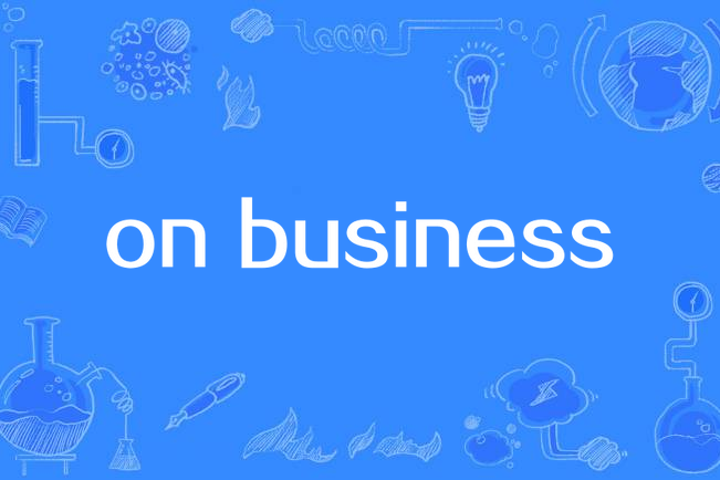 on business on business