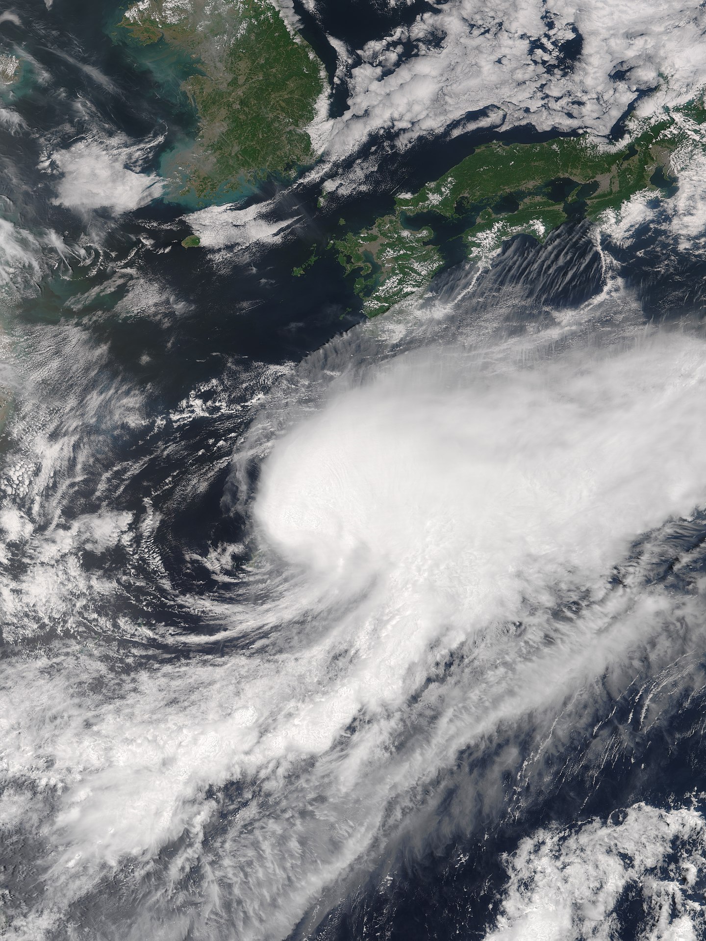 熱帶風暴格美 衛星雲圖