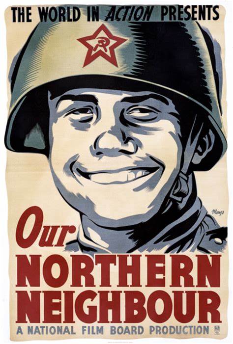 二戰加拿大號召民眾支持蘇聯的海報