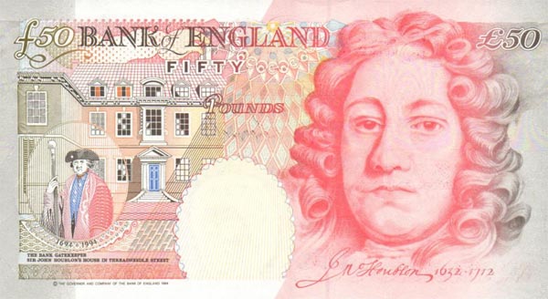 英格蘭銀行第一任總裁約翰·霍布倫（1632-1712）