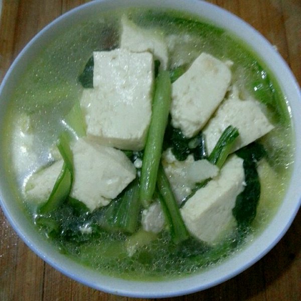 小白菜燉豆腐