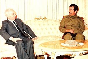 1988年米歇爾·阿弗拉克與薩達姆·侯賽