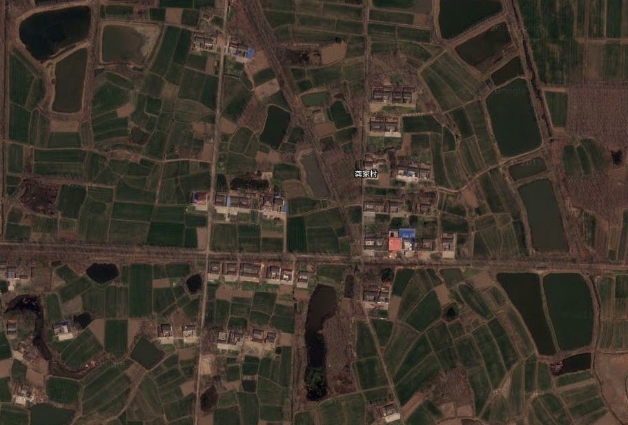 谷歌地圖龔家村