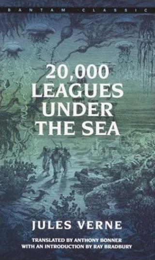《海底兩萬里》“Bantam經典”英文版封面。
