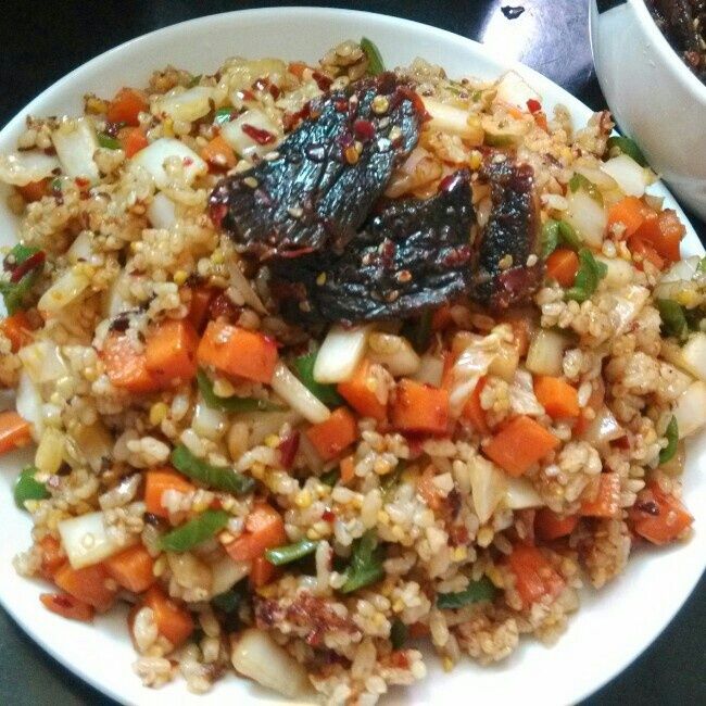 辣炒蔬菜飯 辣炒蔬菜飯