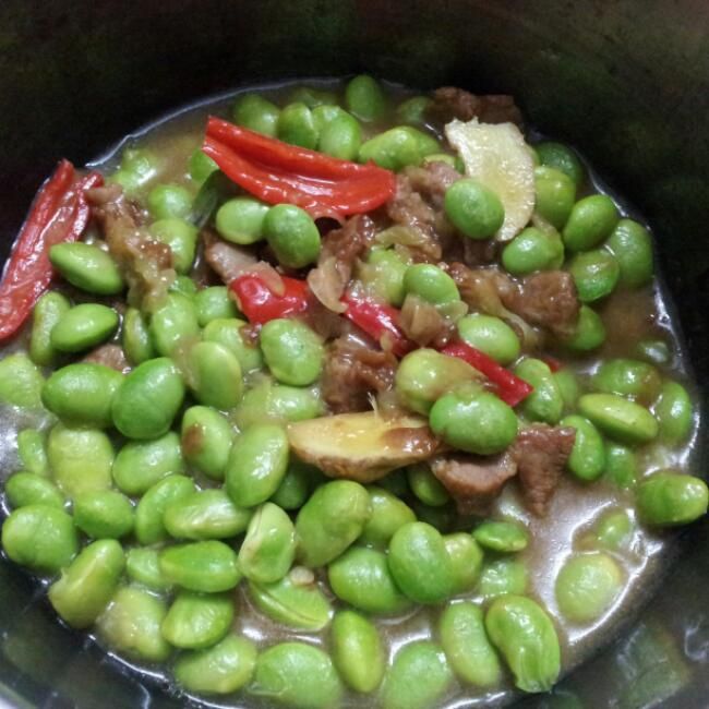 毛豆炒豬肉 毛豆炒豬肉
