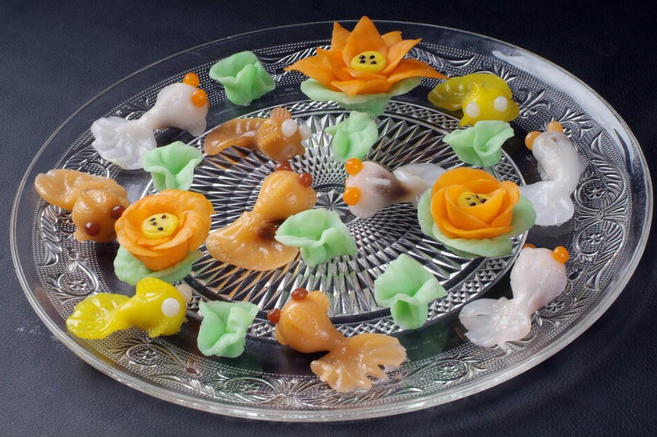 金魚鬧蓮 金魚鬧蓮