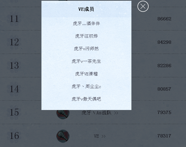 VE戰隊 VE戰隊