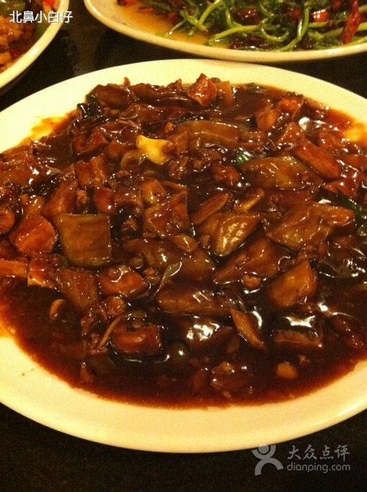 蘑菇肉醬燒茄子