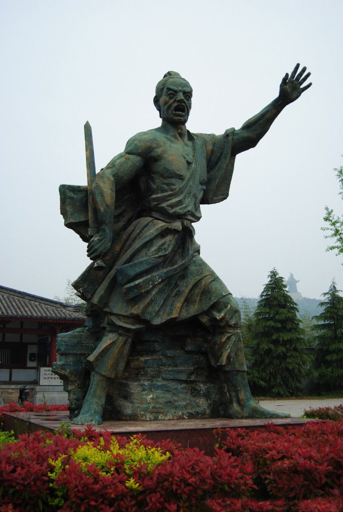 陳勝銅像