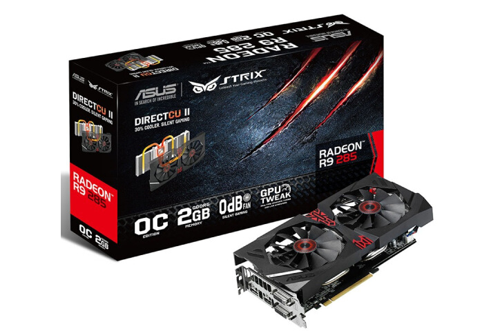 華碩STRIX-R9285-DC2OC-2GD5 華碩STRIX-R9285-DC2OC-2GD5
