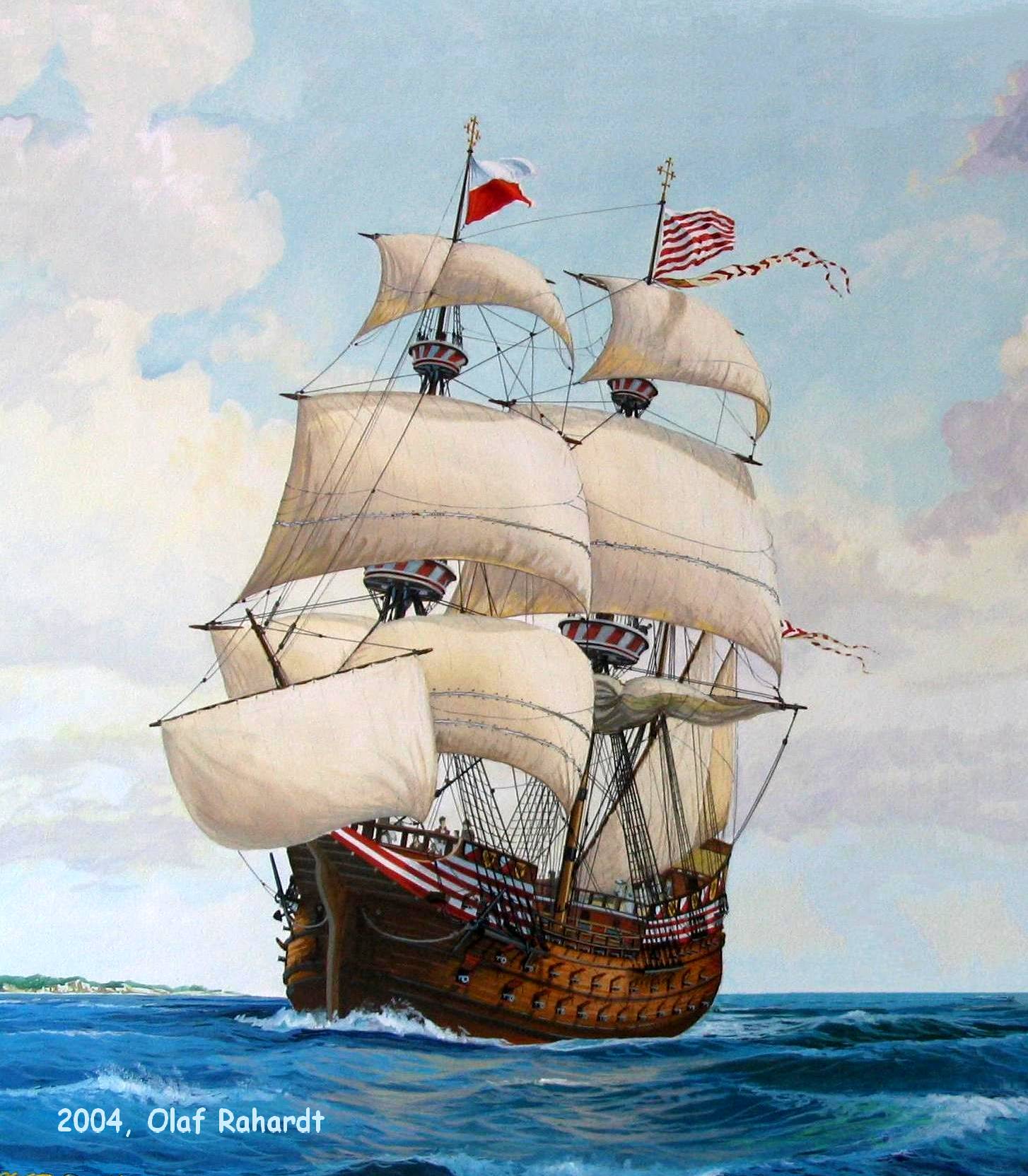 漢薩同盟所擁有的世界最大商船呂貝克之鷹號