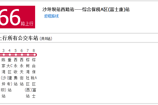 重慶公交266路 重慶公交266路