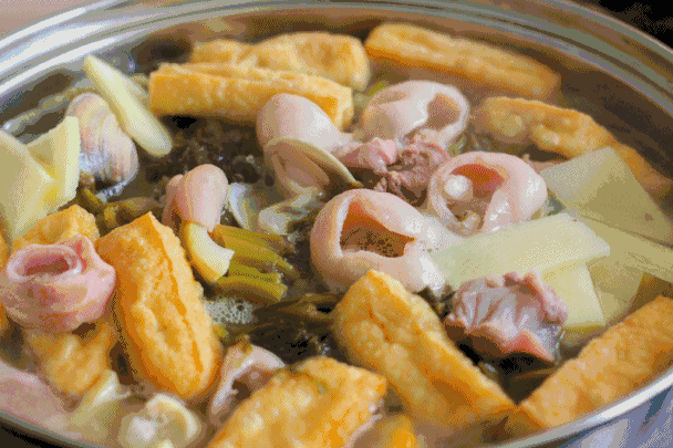 大腸鹹菜火鍋