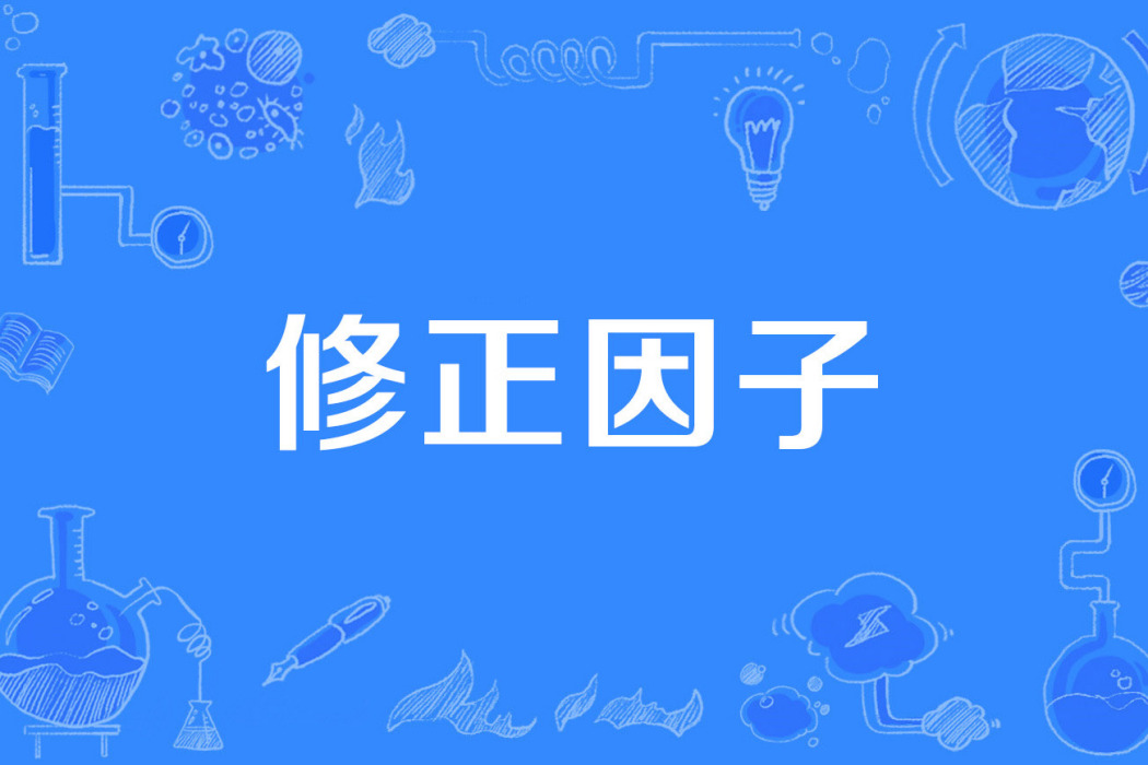 修正因子 修正因子