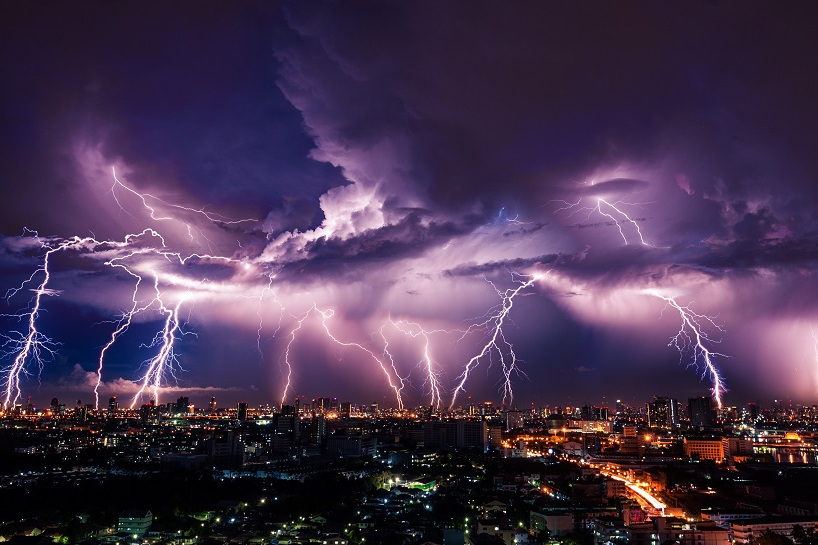 Lightening storm Lightening storm