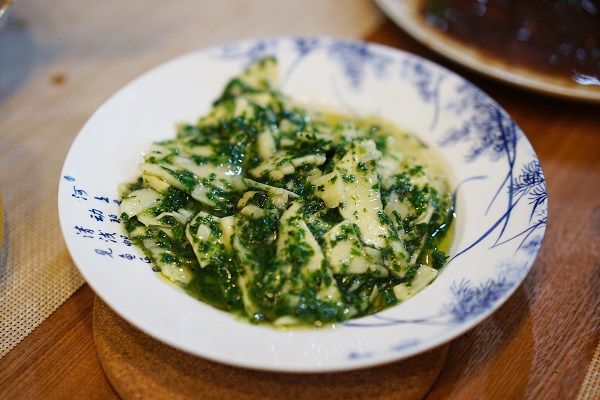 冬筍燒薺菜 冬筍燒薺菜