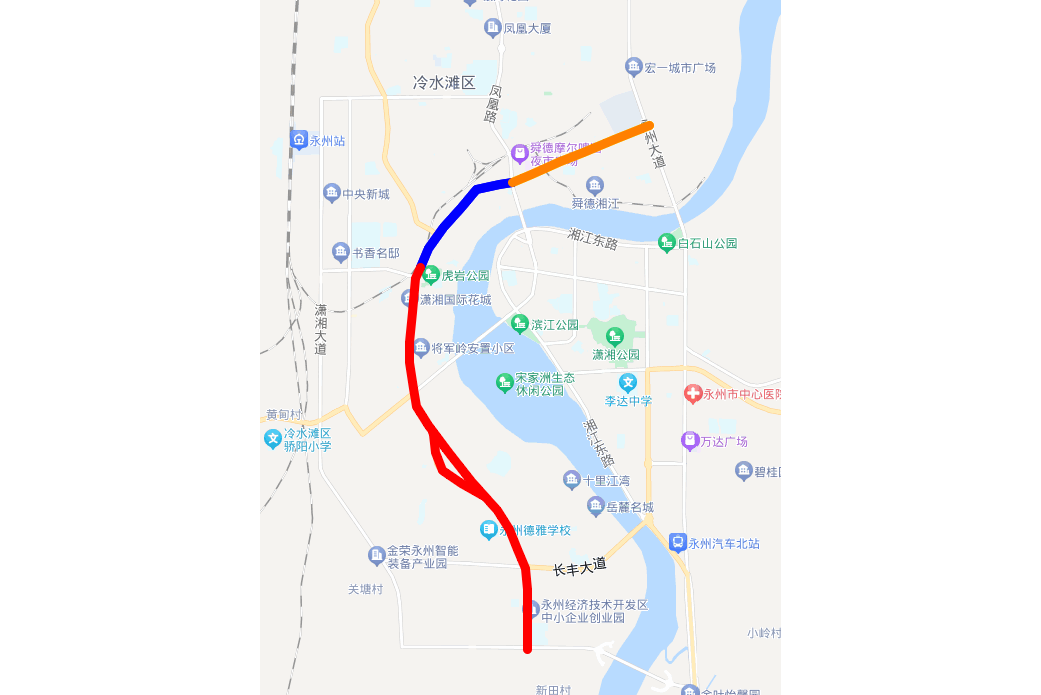 零陵路(湖南省永州市冷水灘區主幹道) 零陵路(湖南省永州市冷水灘區主幹道)