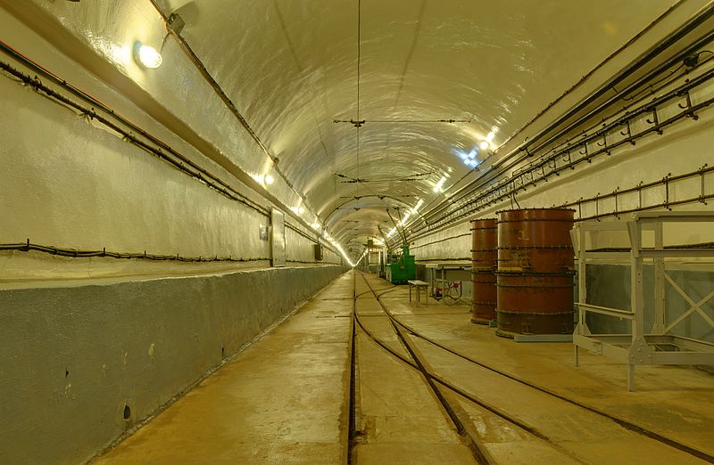 馬奇諾防線30千米長的地下電車通道