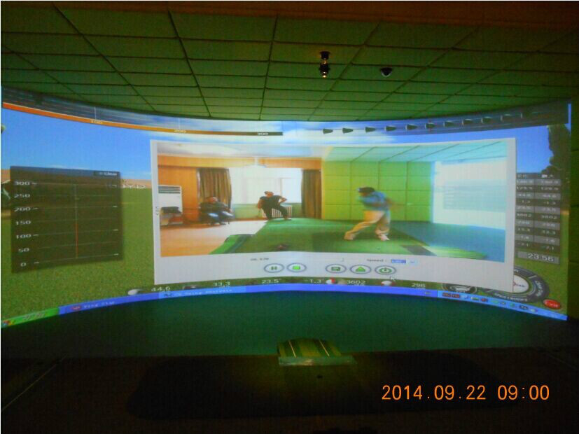 室內高爾夫模擬器軟體展示
