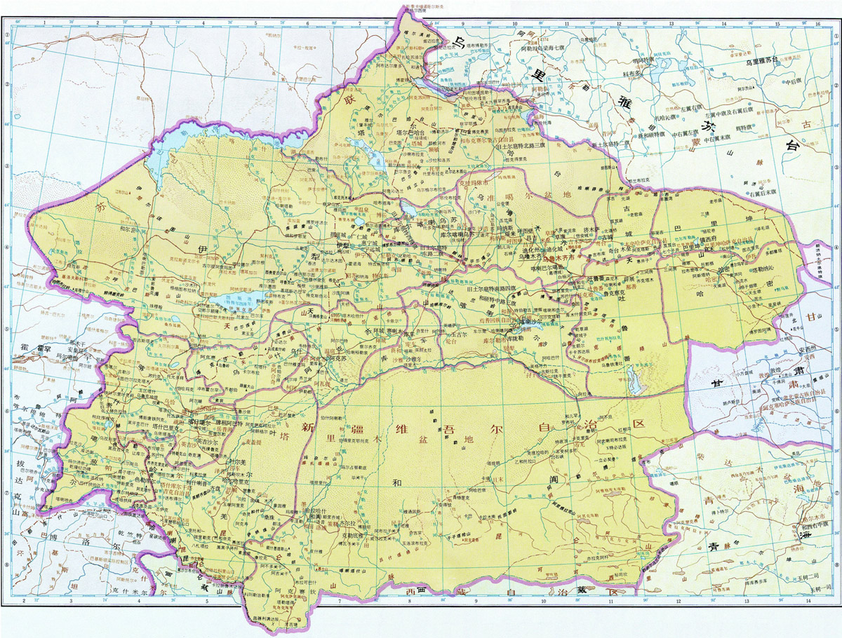 清朝新疆地圖