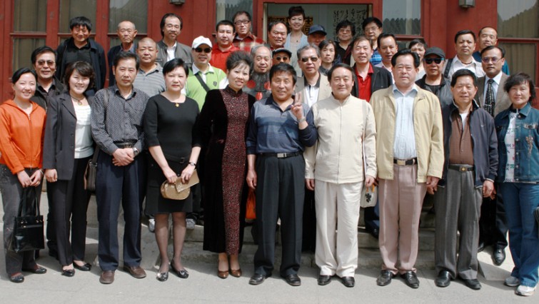 中國徐悲鴻畫院書法家參加通州五人書法展