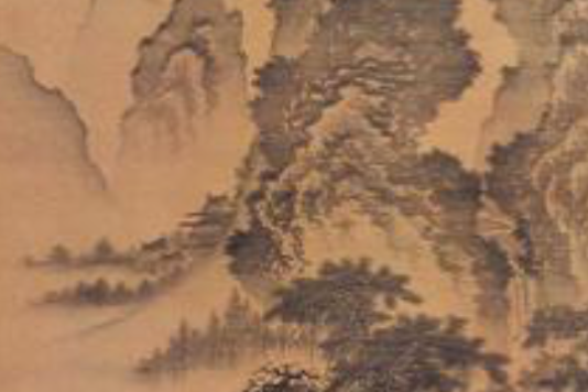 溪堂詩意圖(明代戴進創作的絹本設色畫) 溪堂詩意圖(明代戴進創作的絹本設色畫)