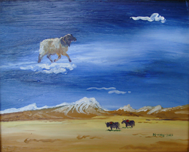 西藏 — 張紅梅個人油畫