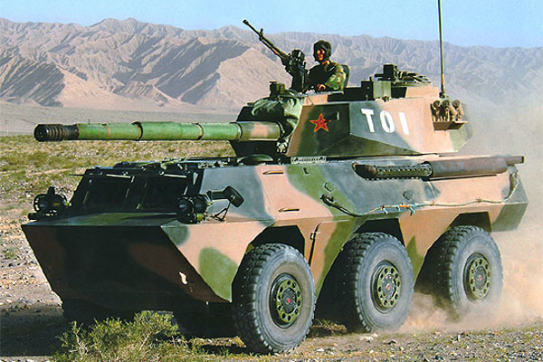 中國PTL02攻擊坦克殲擊車