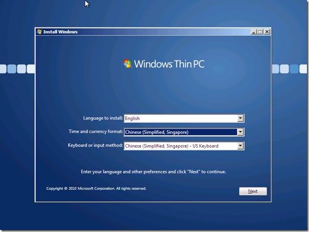 Windows Thin PC(WinTPC)