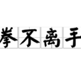 拳不離手(辭彙) 拳不離手(辭彙)