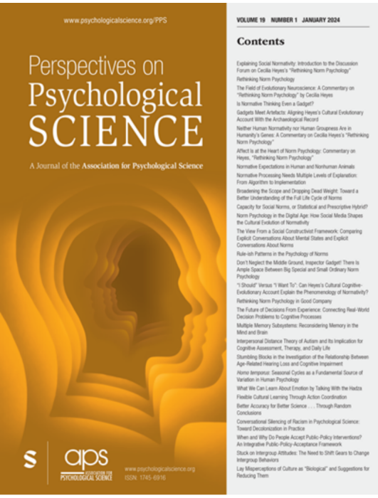 Psychological Science(美國心理科學協會的旗艦實證期刊)
