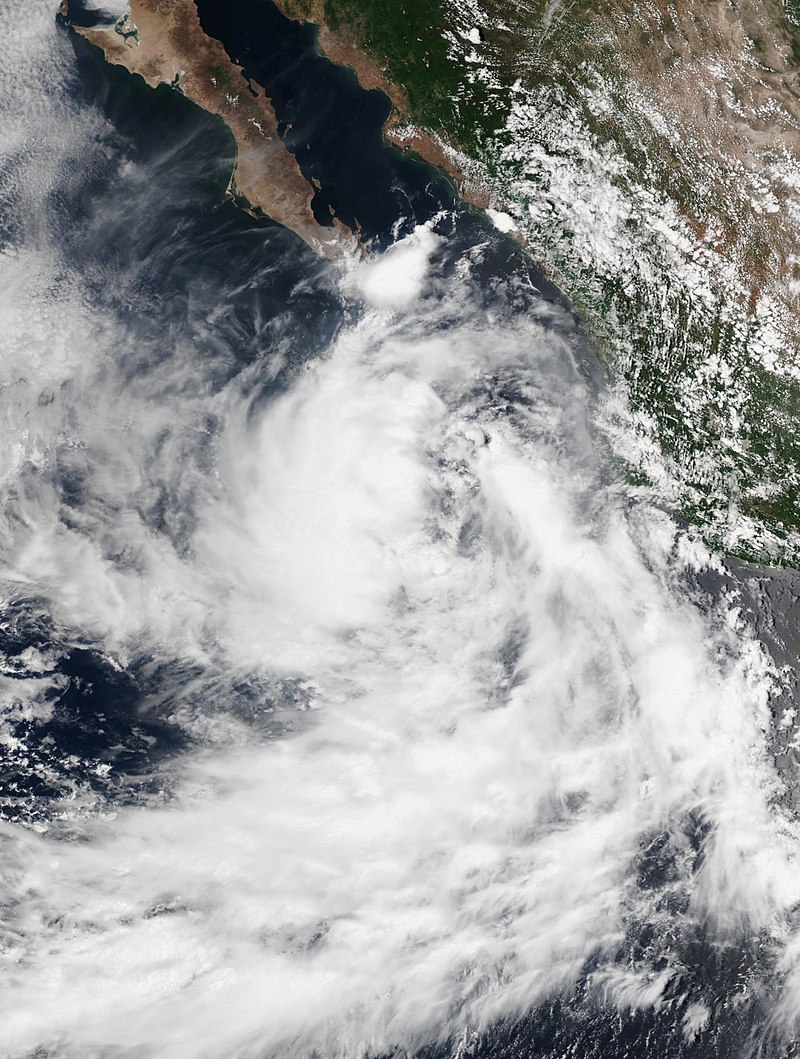 熱帶風暴喬瓦 衛星雲圖