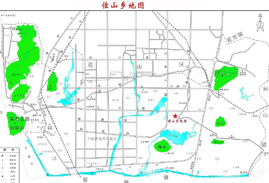 佳山鄉區域地圖