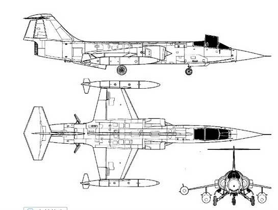 F-104G型戰鬥機(RF-104G偵察機)