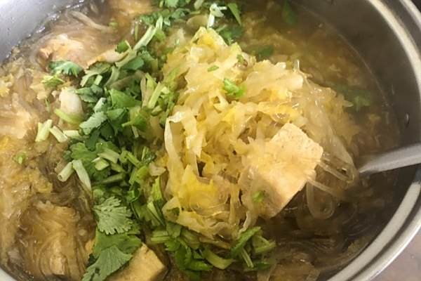 酸菜凍豆腐 酸菜凍豆腐