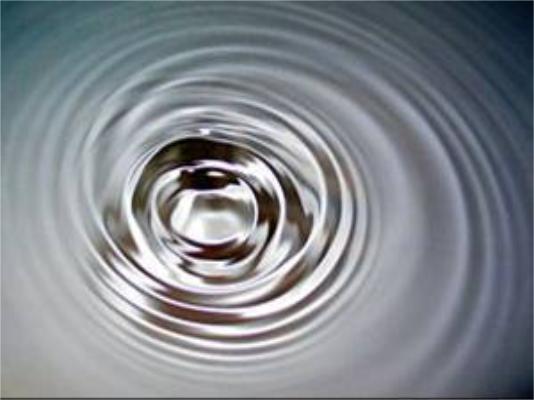 液體流之科學可視化:水中的表面波